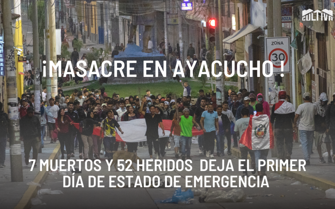 Ayacucho: 7 muertos y 52 heridos deja el primer día de estado de emergencia